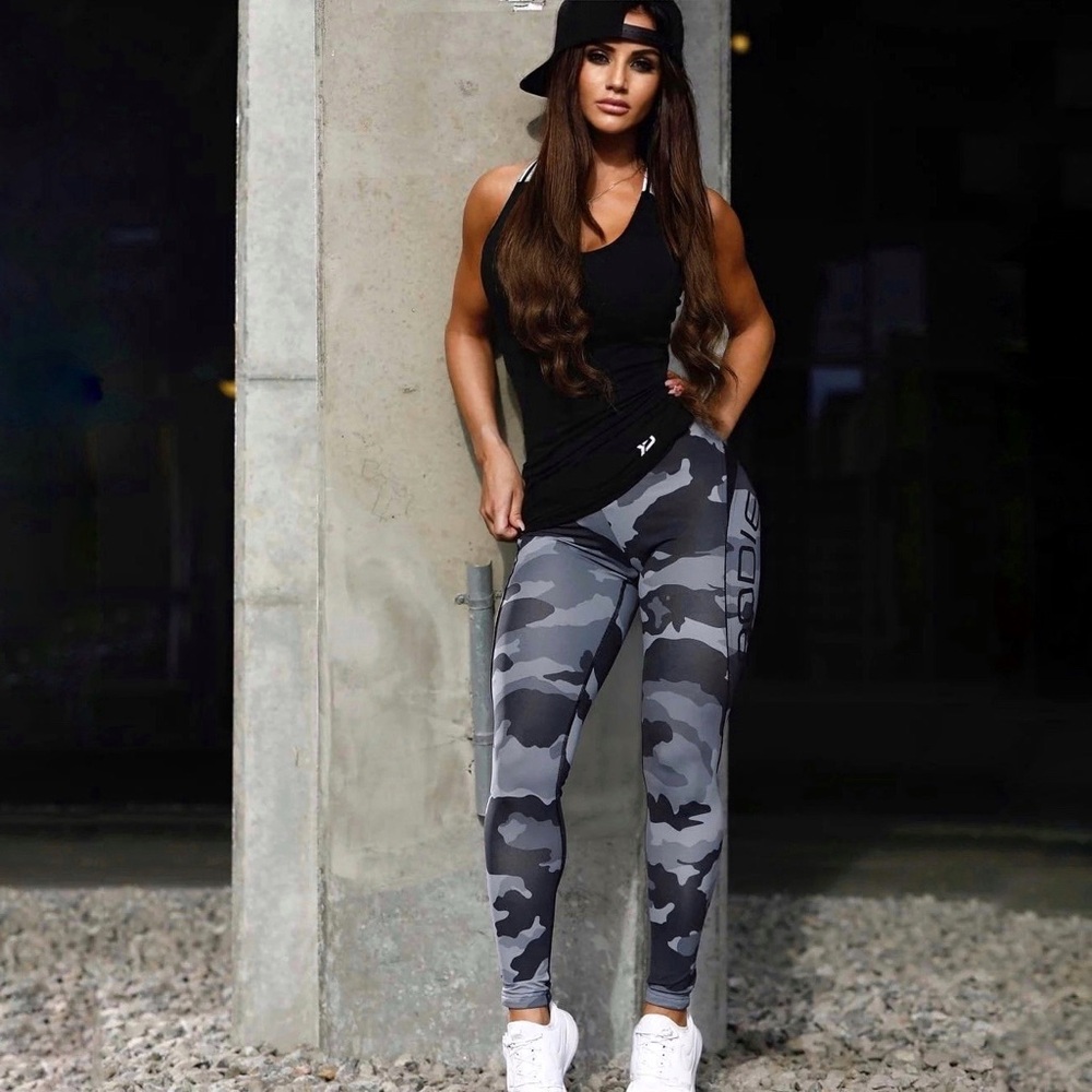 BETTER BODIES Camo Long Tights
